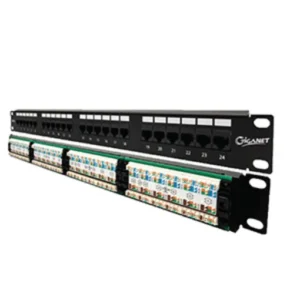 Giganet GN-C6-PP-24 Category 6 UTP 19” 24 Port Patch Panel (GN-C6A-UTP-PP-24)