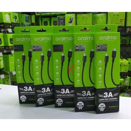 Oraimo-OCD-C54-Fastline-2-Type-C-3A-Fast-Charging-Data-Cable Oraimo OCD-C54 Fastline 2 Type-C 3A Fast Charging Data Cable - Image 1
