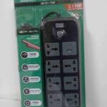 LW EXT 72UC Extension Socket – 7 Way + 1 USB + 1 Type-C Fast Charging (3M)