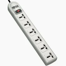download (73) Tripp Lite 230V 6-Universal Outlet Surge Protector – 1.8M Cord, British Plug, 750 Joules - Image 1