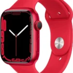 Apple Watch Series 7 (GPS + Cellular) 45mm – Red Aluminum Case with Red Sport Band