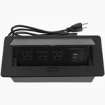 Nexa Multifunction Flip-up Socket (Black/Silver)