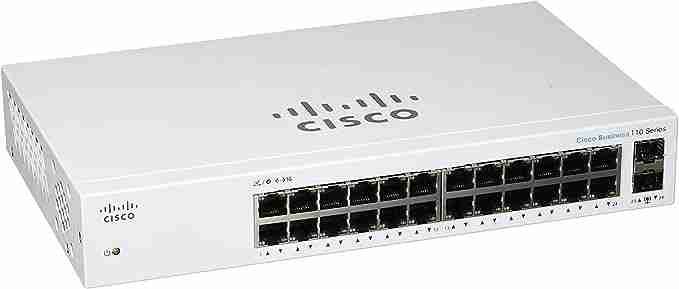 Cisco-CBS-Unmanaged-24-Port-SFP-2x1G Cisco CBS110-24T-UK – 24-Port Unmanaged Gigabit Switch with 2× 1G SFP Uplinks (Non-PoE) - Image 1