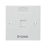 NFP-0WHI11 – Single Faceplate with Shutter & ID Plate (White)