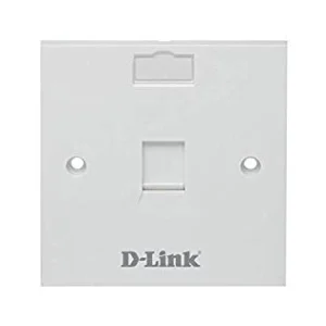 NFP-0WHI11 – Single Faceplate with Shutter & ID Plate (White)
