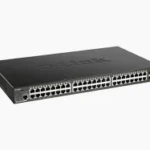 D-Link DGS-1250-52XMP – 48-Port Gigabit PoE Smart Managed Switch with 4× 10G SFP+ Uplink Ports