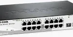 D-Link DGS-1210-20 – 16-Port Gigabit Smart Managed Switch with 4 Uplink Ports