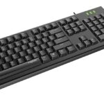Rapoo X125S Wired Optical Mouse & Keyboard Combo – US Layout (Black)