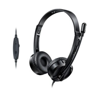 Rapoo H100 Wired Stereo Headset – Black