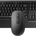 Rapoo NX2000 Wired Optical Mouse & Keyboard Combo – US Layout (Black)