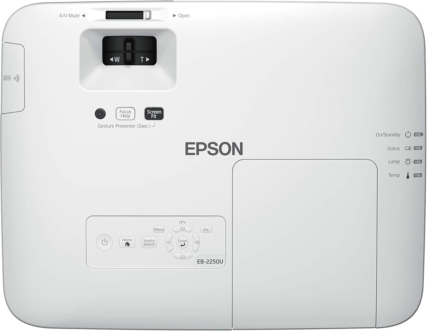 Epson EB-2250U WUXGA 3LCD 5,000 Lumens Business Projector - Image 2