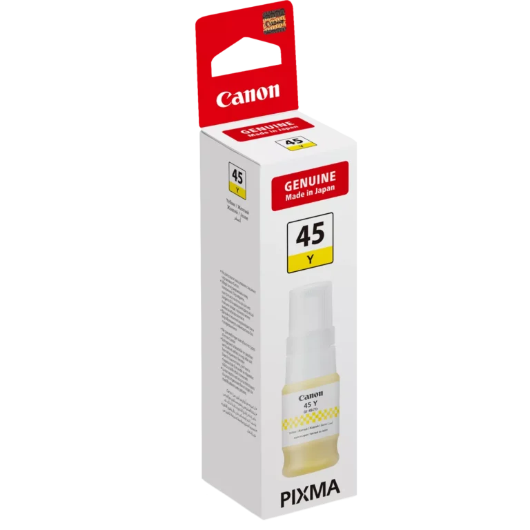 6287C001_GI-45Y_03-768x768 Canon GI-45 Yellow Ink Bottle - Image 1