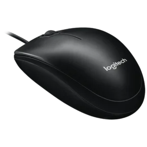 Logitech M100 Wired Mouse – Black(910‑006652)