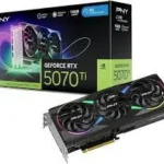 PNY GeForce RTX 5070 Ti OC Triple Fan 16GB GDDR7 Graphics Card