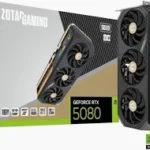 ZOTAC GAMING GeForce RTX 5080 SOLID OC White Edition 16GB GDDR7 Graphics Card
