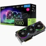 PNY GeForce RTX 5080 ARGB EPIC-X RGB OC Triple Fan 16GB GDDR7 Graphics Card
