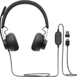 LOGITECH Zone Wired Headset with Noise-Canceling Microphone (981-000875)