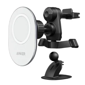 Anker PowerWave Magnetic Charging Car Mount – Black + White (Model: A2931HW1)