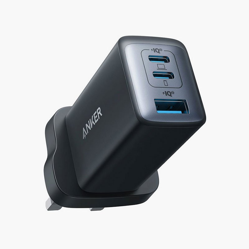 Anker-a2667-01 ANKER POWERPORT III 3-PORT 65W POD – BLACK (A2667K14) - Image 1