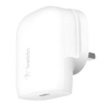 Belkin PD 30W PPS USB-C Wall Charger – White (Model: WCA005MYWH)