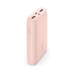 Belkin BoostCharge 3‑Port Power Bank 10K – Rose Gold (Model: F8J267BTC00)