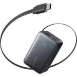 ANKER NANO POWER BANK (10000 mAh 45W Built-In Retractable USB-C Cable) – BLACK (A1638H11)