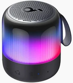 download (4) Soundcore Glow Mini Portable Bluetooth Speaker (A3136011) - Black - Image 1