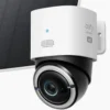 Eufy 4G LTE Cam S330 4K solar-powered security camera front view with integrated solar panel