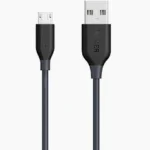 Anker PowerLine Micro-USB Charging Cable – 6ft Black (Model: A8133H12)