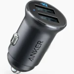 Anker PowerDrive 2 Alloy Car Charger – Black (Model: A2727H12)