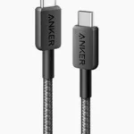 ANKER USB-C TO USB-C CABLE (3FT, 240W, BRAIDED) – BLACK (A81D5H11)