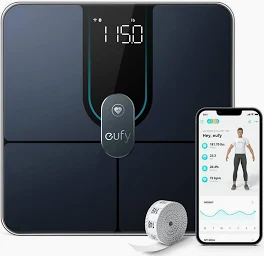 shopping (29) Eufy Smart Scale P2 Pro Body Composition Scale (T9149K11) - Black - Image 1