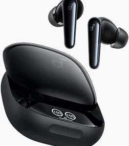 SOUNDCORE LIBERTY 4 PRO (A3954HF1) – Glossy Black Wireless Noise Cancelling Earbuds