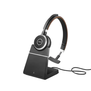 Jabra Evolve 65 SE Stereo Wireless Headset with Link380a USB-A UC + Charging Stand (6599-833-499)