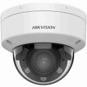 Hikvision DS-2CD1743G2-LIZU 4MP Dual Light AcuSense Varifocal Motorized Dome Network Camera for smart security surveillance.
