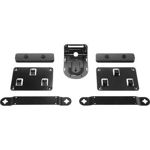 logitech-rally-mounting-kit-front-view Logitech Rally mounting kit components front view