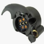 7 pin female plug plastic connector