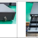 Mecer M-405 cash drawer 5 bill 8 coin RJ12 cash till