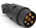 7 pin male plug electrical connector