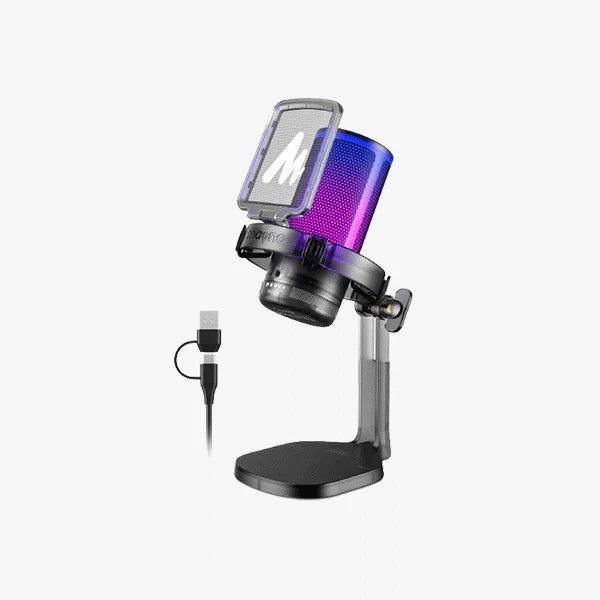 DGM20-GamerWave-Condenser-USB-Gaming-RGB-Microphone-8 MAONO DGM20 GamerWave Condenser USB Gaming RGB Microphone - Image 1