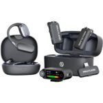 Hollyland LARK MAX 2 Ultimate Combo 2-Person Wireless Microphone System for Cameras and Mobile Devices (Space Gray, 2.4 GHz)