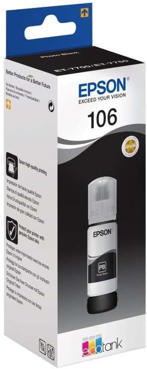 Epson 106 Genuine Black Ink Refill Bottle