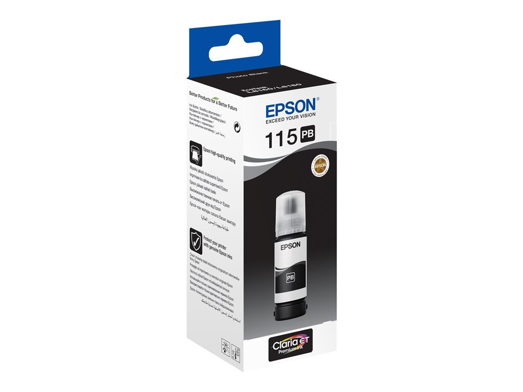 Epson 115 EcoTank Photo Black Ink Bottle EP-C13T07D14A